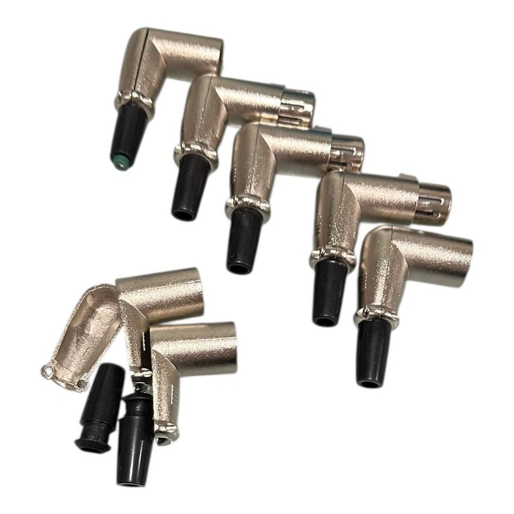 Cable Creation Phantom Power XLR Microphone Adapter Right Angle Connectors Lot